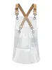 Aprons Fashion Clear Transparent Custom Color House Accessories Waterproof Kitchen Hair Salon Washable TPU Man Women's Apron 230831