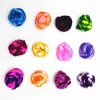 Decorative Flowers 5Pcs Multicolor Space Dye Tensile For DIY Handmade Craft Sewing Patches Making Flower Scrapbooking Aesthetics Wedding