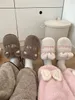 Slippers Big Ear Bunny for Women Girls Winter Fluffy Cartoon Animals Rabbit Funny Shoes 230831