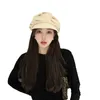 Berets inverno vintage bonés para mulheres artista francês quente feltro chapéus boina feminino sólido octogonal 2023 outono menina sboy boné