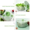 Plates Salad Greens Manual Vegetables Dryer Dry Fruits Vegetable Washing Bowl Fit For Servings Lettuce Spinach