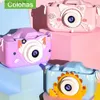 Caméscopes Mini dessin animé enfants caméra photo 2 pouces écran HD enfants enregistreur vidéo numérique caméscope jouets pour enfant cadeau d'anniversaire Q230831