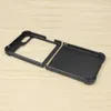 Blank 2D Sublimation TPU + PC phone Cases For Sasmung Galaxy Z flip 3/4/5 with Aluminum Inserts anti slip edge