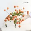 Fleurs décoratives 52CM pissenlit artificiel 5 têtes Ping-pong chrysanthème fleur en soie décoration intérieure de la maison mariage