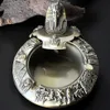 Mısır Firavun Avatar Kültray Evi, Kapaklı Büyük Kül Kesintili Erkekler için Çok Fonksiyonlu Moda Hediyeleri Alaşım Retro Ashtray HKD230901