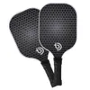 Squash Racquets 2pcs Pickleball Paddles powierzchnia włókna węglowego USAPA Zatwierdzona siedzenie Pickleball Rakiet Rakieta miodu