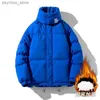 Herren Daunenparkas Sevenmoon Winter verdickter Mantel Daunenjacke Herren Stehkragen weiße Entenjacke winddichte Jacke wasserdichter Mantel Q230831