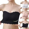 Other Health Beauty Items Womens Seamless Unwired Strapless Women Sexy Solid Tube Tops Female Girls Sling Breast Warp Bra No Steel Ring Underwear x0831