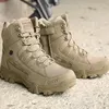 Botas sapatos de trabalho para homem bota de combate indestrutível anti-punctura à prova de balas botas do exército caminhadas tênis sapatos de segurança ao ar livre trabalho 230831