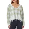 Suéter feminino casual cereja tassel malhas mulheres suéter de malha manga comprida decote em v pulôver outono inverno feminino tops moda solta