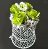 Present Wrap 50st Bird Cage Style Boxes European Wedding Bells Candy Box White Iron Decoration 7 10 cm