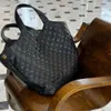 Borsa tote maxi Icare Borsa tote firmata Borse da donna Borse Borsa shopping in pelle di agnello rombica Grande Borsa a tracolla da viaggio casual da spiaggia Borse Nero 58 cm Alta qualità Originale