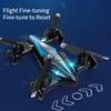 أجهزة محاكاة جديدة 2.4G D85 MINI RC LAND and AIR DRONE FLYING FLYING STUNT CAR 2-in-1 Dual Mode Racing 3D Flip Professional Quadcopter Drones Toys Boy X0831