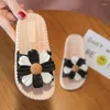 Slipper Kruleepo Fashion Flower Buty Pvc dla dzieci Dziewczyny Dziecko Baby Home Home Hal Basen Obcasy Miękkie sandały Sandały Mule