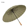 Guarda-chuvas Reforçado Guarda-chuva Extra Grande Alça Longa Homens Automático À Prova de Vento Simples Duplo Sol Parasol Ambrella B