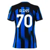 23 24 J. Correa Alexis Lautaro Womens Soccer Jerseys Dzeko Dalhanoglu Barella Lukaku Brozovic Home Shirts Shirt Shirt