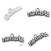 Charms New Fashion Easy To Diy 30Pcs Alphabet Charm Namaste Accessories Jewelry Making Fit For Necklace Or Bracelet Drop Delivery Find Dhosp