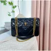 Evening Bags Rhombus Single Shoulder Bag Chain Messenger Elegant And Fashionable Women 2023 Summer Small Square Metal Buckle 230831