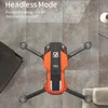 1PC Dual Camera Drone med hinderundvikande, GPS, optisk flödespositionering, en nyckelavkastning, intelligent följd, gestfotografering, huvudlös läge, vikningsdesign