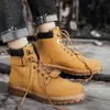 Stivali Autunno Inverno Uomo Alla Caviglia Scarpe in Pelle Moto Impermeabili Corti 230831