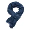 Scarves European and American Winter Men Scarf Cotton Linen Yarn-dyed Striped Men's Scarves Tassel Long Shawl Bufanda Male Accessories 230831