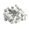 Legierung Versand 40 Stücke Strass Perlen Antik Silber Farbe Matal Charms Fit Europäisches Armband Diy 8 Farben Zum Verkauf Drop Lieferung Juwel Dhtoo