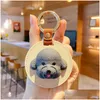 Portachiavi Cordini Portachiavi Fashionself 3D Mticolored Cute Dog Pu Pelle Difesa Lega Regalo Per Ragazza Amica Coppia Miri22 Drop Delive Dhk7E