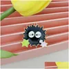 Charms 10Pcs Alloy Japanese Cartoon Black Briquettes Pendant Charm Diy Jewelry Accessories Earring Drop Delivery Findings Components Dh9Eb