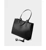 Kvällspåsar 2023 Kvinnor Tygväska Kvinnlig handväska Lady Cowhide Läder Stor axel Minimalistisk Laptop Office -portfölj