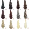 Syntetiska peruker Syntetiskt 24 tum kloklipp på rak svans hår svans hår för kvinnor svans hårstycke 230830