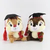 Ours en peluche mignon pour remise de diplôme, jouet pour enfants, compagnon de jeu, cadeau de vacances, poupée, prix de machine, vente en gros