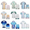 Casablanc-s 22ss chemises de créateurs Masao San imprimé hommes chemise décontractée femme chemise en soie lâche manches courtes t-shirt de luxe t-shirts de haute qualité taille asiatique M-XXXLnouveau style