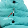 Dog Apparel Winter Waterproof Pet Padded Coat Cotton Wadded Jacket Hoodies Overcoat Parkas For Teddy Bichon Cold Protection Clothes