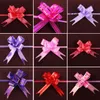 100 st stor storlek 50 mm vacker fast färg pull bow band band presentförpackning blommor bowknot fest bröllop bilrum dekoration zz