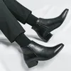 Boots High Quality Fashion Men Military Stylish Male Shoes Heels Casual Genuine Leather Side Zipper 230830