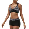 Designer-Damen-Bademode, Damen-Bademode, Strand-Outfits für Frauen, sportliche Designer-Zweiteiler-Bikini-Sets, sexy hohe Taille, Mujer X5LH