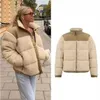 Kvinnors jackor vinter fleece jacka puffer sherpa kvinnor faux shearling ytterkläder rockar kvinnlig mocka päls män varm thicke220j