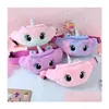 Plush Backpacks Ups Cute Childrens Fanny Pack Girls Weist Weist Toys Belt Belt Loter Bag Caro