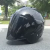 Motorcykelhjälmar 3 Bright Black Half Helmet Men and Women Off-Road Summer Downhill Racing Mountain Casco Capacete