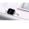 Designer de moda Mulheres assistem tiras inteligentes da banda para Apple Watch Band Ultra 38mm 44mm 45mm Iwatch Band Series 8 9 4 5 6 7 Pulpareleira de cinta de liga de zinco