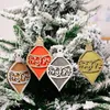 Christmas Decorations Wooden Ornaments Tree Craft Scene Decor To Create A Atmosphere Solid Wood On The Door Or Window