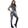 Macacões femininos cosplay bodysuit anime trajes de halloween feminino sexy catsuit maiô vestir-se