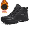 Boots Brand Men Winter Snow Boots Waterproof Leather Sneakers Super Warm Men's Boots Outdoor Male Hiking Boots Work Shoes Size 39-47 230830