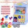 Kitchens Play Food Children's Electric Gashapon Machine Coin operated Candy Game Early Education Learning House Girl Gift 230830