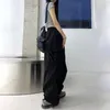 Pantaloni da donna Y2K Donna Streetwear Cargo Coreano Harajuku Paracadute Pista da uomo Tech Pantaloni sportivi Gamba larga Pantaloni Pantaloni Abbigliamento