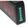 Bordklockor Desktop Electronic Alarm Digital LED Wall Clock med inomhus Temperatur Kalendervecka Datum Houly Chime Red Display