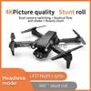 Simulators Gt2pro Opvouwbare drone Hd 4K Dubbele fotografie Luchtfoto Quadcopter Lang uithoudingsvermogen Jeugd Afstandsbediening Speelgoedvliegtuigen Geschenk x0831