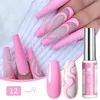 12 colors nail drawing gel nail polish set 3D color painting nail polish gel nail polish UV / LED gel nail drawing gel hooking glue long-lasting gel polish