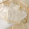 Quilts Cotton Baby Quilt for Spring/Summer Children Muslin Comforter Soft Breathable Baby Blanket for Kindergarten Bedding 230831