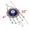 JX-LCLYL WALLING TURKISH BLUE EARD EYE Flower Hamsa Hand Amulet Decor Ochrona Y201006243J